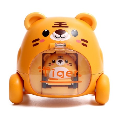 The inertial car "Tigerok", with launch, color orange-1