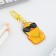 Acrylic "duck" keychain with carbine, 5 x 3.9 cm