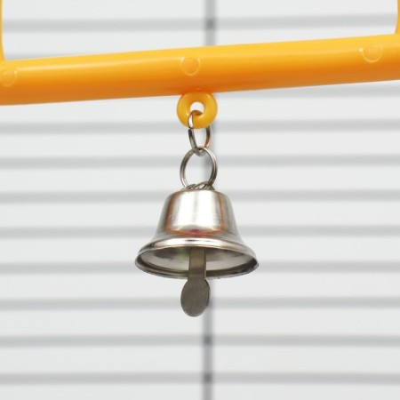 A set of bird toys (bath, feeder, mirror, swing, ladder), 35 x 28 cm-6