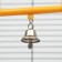A set of bird toys (bath, feeder, mirror, swing, ladder), 35 x 28 cm