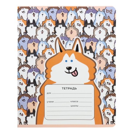 Notebook of 12 sheets in the Grimace cage, cover coated cardboard, VD-LK, MIX-3