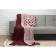 Case on the pillow Traffic Cuts & Pieces, 45x45 cm, burgundy color