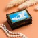 Casket "Two Swan", 6x9 cm, lacquer miniature
