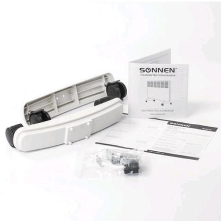 Sonnen X-1500 heater, convector, 1500 watts, up to 15 m², floor/wall, white-5