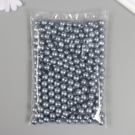 Set of beads "Pearls" d 12 mm, 250 g, gray-2