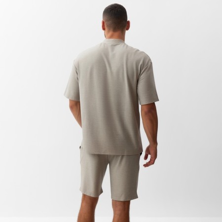 Men's T -shirt Minaku Regular: Gray color, size 46-2