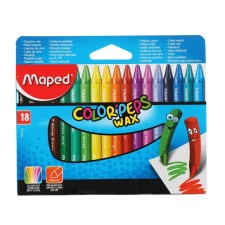 Loads wax 18 colors, Maped Color Peps Wax