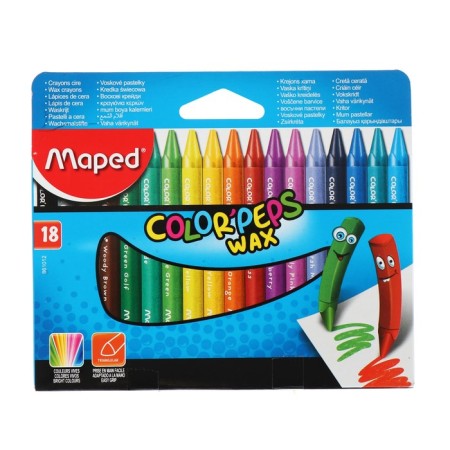 Loads wax 18 colors, Maped Color Peps Wax