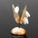 Souvenir flowers "snowdrop" without painting, selenite