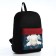 School Youth Backpack "Anime", 33x13x37, Lightning Department, N/Pocket, Black, Red