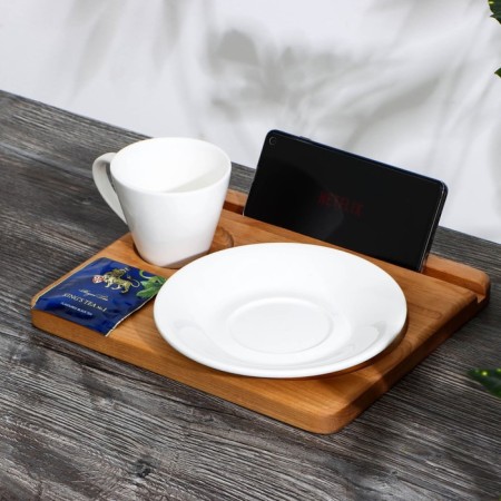 Adelica stand, for plate, mugs and phone, 25 × 21 × 1.8 cm