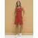 T -shirt female, size 42, terracotta color