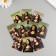 Cardboard "Modern Lisa" set 10 pcs (5 types) 4x6 cm