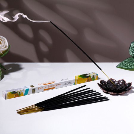 Incense Zed Black "Orange Flower orange flower, 8 wands in the pack, tetrahedral