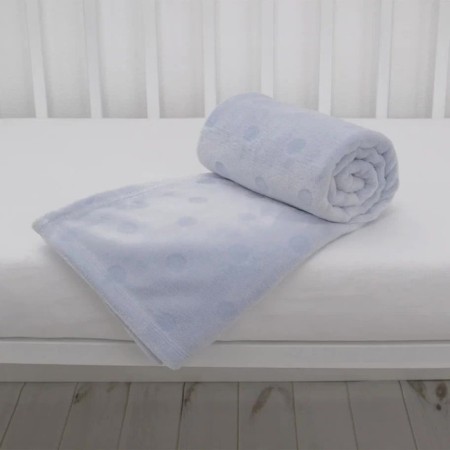 Blanket - peas blanket, size 200x220 cm, blue color-1