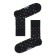Men's cotton socks Diwari happy "Triangles", size 27, dark blue color