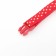 Two -layer collar with phasex "Golsu", 30 x 1 cm, red