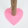 Claw-Stolbik "Heart", 30 x 30 x 50 cm, pink