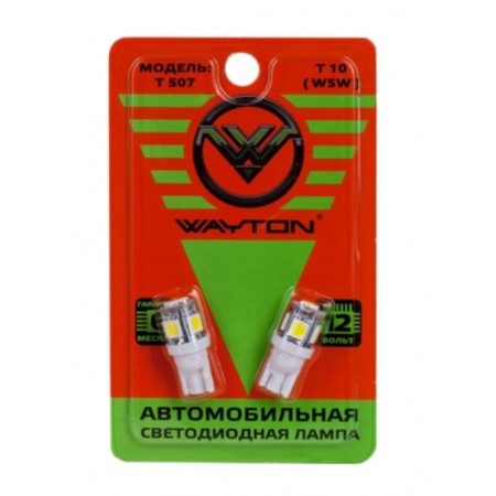 LED LED Wayton T507 12V (T10/W5W), 2 pcs-1