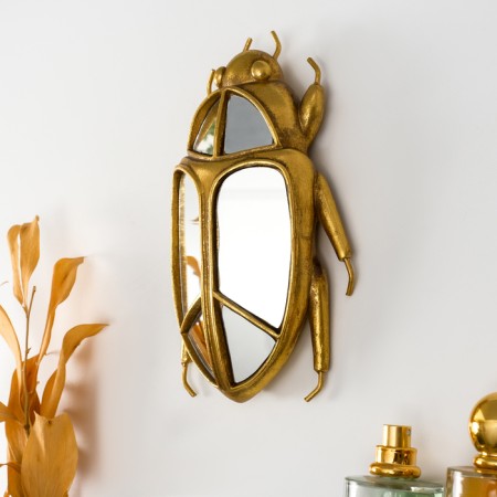 Panel interior polystone "Mirror bronze" gold 13x5x20 cm-1