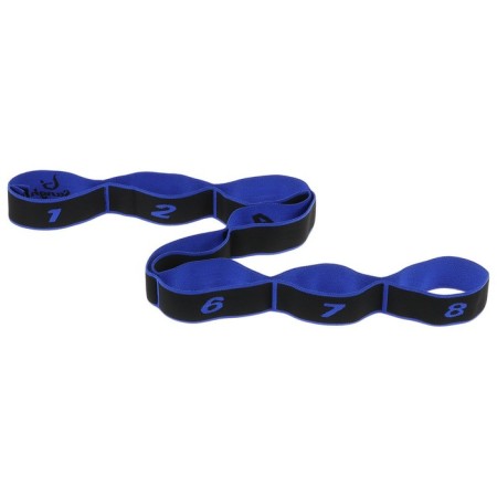 Espander-tone elastic with captures, 90 x 4 cm, medium, blue color-3
