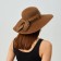 Women's hat Minaku "Leopard" Brown color, rr 56-58
