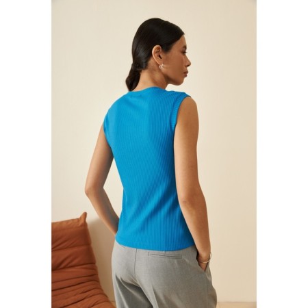 Female T -shirt Eliseeva Olesya, size 42, blue color-1