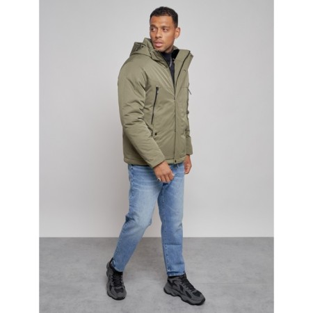 Sports male winter, size 58, khaki color-8