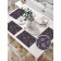Set of napkins for setting the eastern mood table, rectangular, size 32x46 cm, 4 pcs