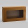 Packaging for products, craft with a window, 23 x 14 x 6 cm, 1.9 liters