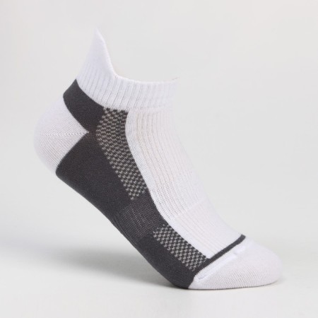 Male Sports socks, white/gray color, size 25