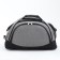 Road bag on wheels, 3 outer pockets, shoes department, black/gray color