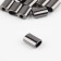 Tip for a cord, d = 4 mm, 13 × 9 × 6 mm, 10 pcs, black nickel color