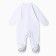 Kombinson with closed handles, white/bear, height 62 cm