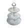 3-tier launcher Constance, decor "Gray ornament, Platinum layering"