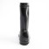 Women's boots with insulation, size 39, black color, PVC