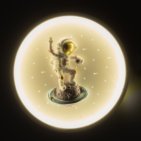 Bra "Astronaut" LED 4000K 15W white 24x24x5cm-2