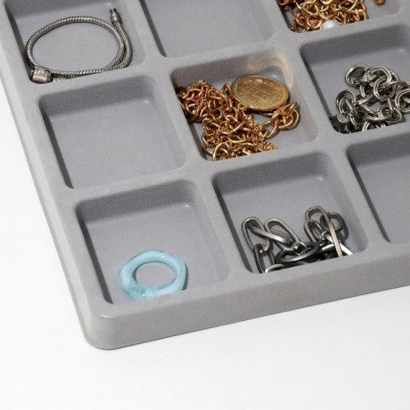 Decoration for decorations 18 cells, plastic, 35 × 20 × 1.5 cm, color gray color-2