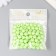 Beads for creativity plastic "Ball. Light green overflows" set 20 g d = 0.8 cm
