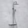 The shower system wasserkraft a113.067.101.ch Thermo, tropical shower, thermostat, chrome