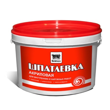 Acrylic putty, universal "brigade" 3kg