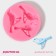 Mold Dolyana "Three Birds", silicone, 6.5 × 1.1 cm, pink color