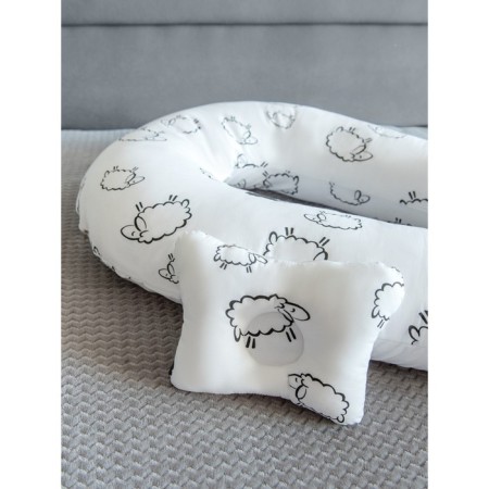 Pregnant “U Comfort” and pillow for babies “Baby”, Sheep's print-1