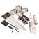 Set with skewers Gift "buffalo" No. 30, in the case from eco-leather