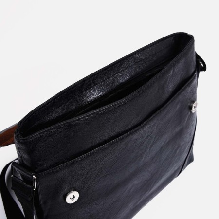 Male bag, black color-5