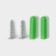 Drying dryer Dilan, 2 guides, 34 × 6 × 22.5 cm, chrome color