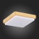 Ceiling EVOLUCE lamp. Sle200202-01. Taddio. 1x20 W, LED, 4000K, 1460 LM, 24x24x5 cm, color light brown