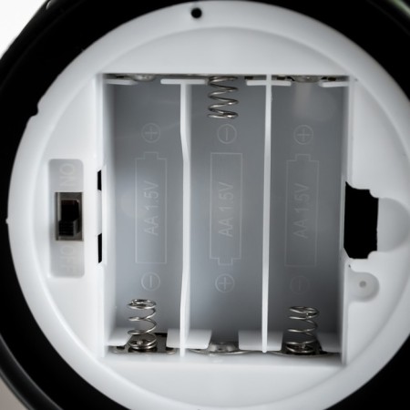 Nightlight "Light" LED from 3xaaa batteries Black 12x12x19 cm Risalux-6