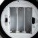 Nightlight "Light" LED from 3xaaa batteries Black 12x12x19 cm Risalux