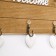 Decorative tree hooks "Three hearts. Welcome" mix 20x10x2.5 cm